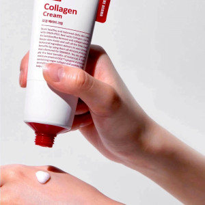 MEDIPEEL Red Lacto Collagen Barrier Cream Пробиотический крем с коллагеном и пептидами (80g)