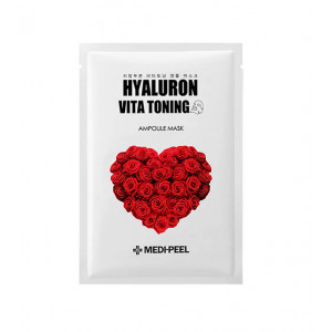 MEDIPEEL Hyaluron Vita Toning Ampoule Mask Тонизирующая ампульная маска (30ml)