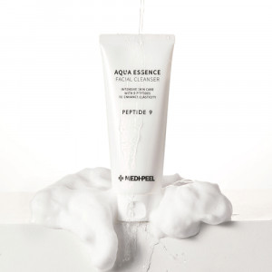 MEDIPEEL Peptide 9 Aqua Essence Facial Cleanser Укрепляющая пенка с комплексом пептидов (150ml)