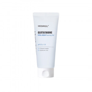 MEDIPEEL Glutathione Hyal Aqua Foaming Gel Cleanser Очищающий гель с глутатионом (150ml)