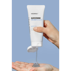 MEDIPEEL Glutathione Hyal Aqua Foaming Gel Cleanser Очищающий гель с глутатионом (150ml)