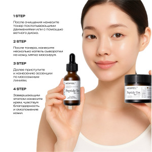 MEDIPEEL Peptide-Tox Bor Multi Care Kit Набор для лица с эффектом ботокса (30ml+30ml+30ml+50ml)