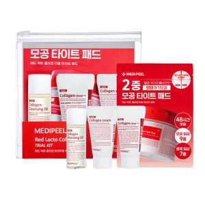 MEDIPEEL Red Lacto Collagen Trial Kit Набор миниатюр с пробиотиками (20ml+15ml+20ml*5+15g)
